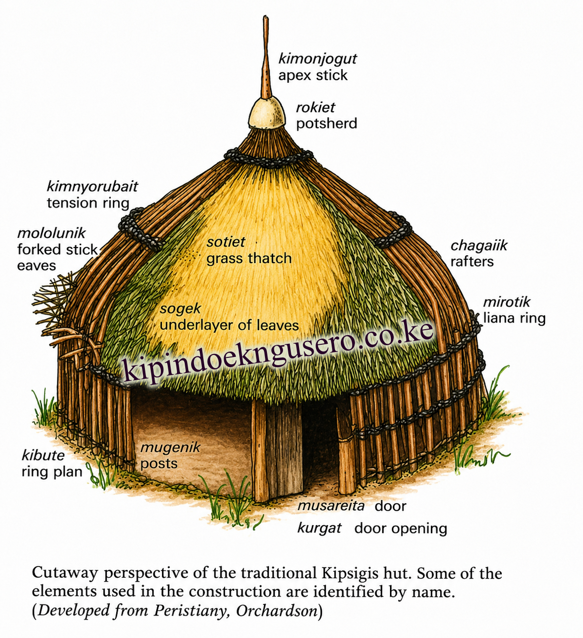 Traditional Kipsigis Hut